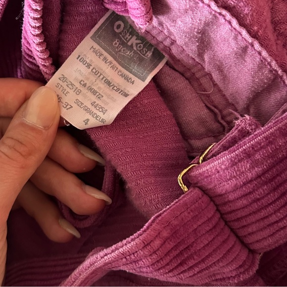 Vintage Oshkosh bubble corduroy overalls - Picture 4 of 4